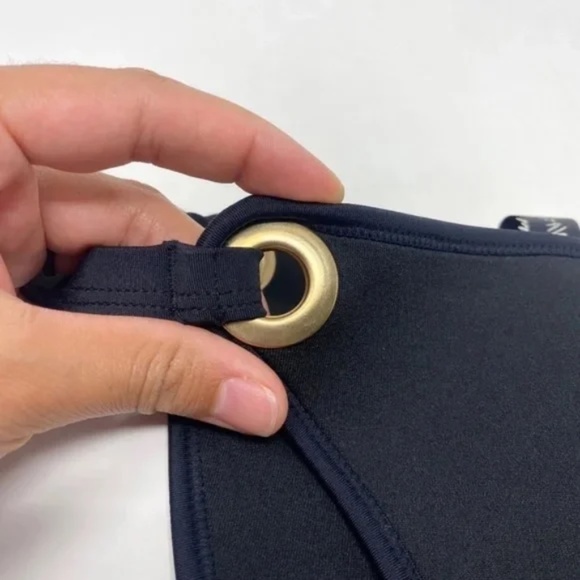 Nasty Gal Womens In Hot Water Scuba Bikini BOTTOM ONLY In Black Sz Small - Picture 4 of 13